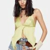 Pretty Garbage Satin Halter Top Tops
