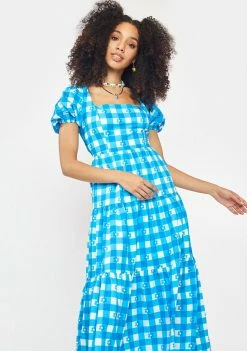 Another Girl Tie Back Midaxi Dress