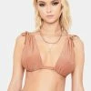 Power 2 The Flower Swim Cafe Noelle Draped Bikini Top