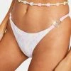 Hustler Snake Rhinestone Bikini Bottoms