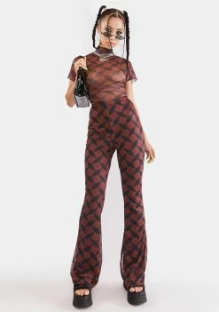 New π Another Girl Tops Recycled Brown Geo Mesh Crop Top π 8 Another Girl Tops Recycled Brown Geo Mesh Crop Top