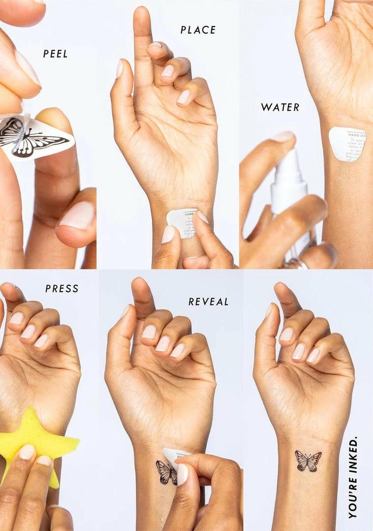 Cheap π INKED By Dani Temporary Tattoos Face Tats Pack π 4 INKED By Dani Temporary Tattoos Face Tats Pack