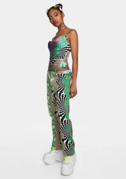 Another Girl Prudence Printed Jeans