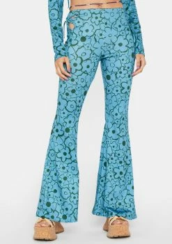 Another Girl Flares Floral Flare Pants